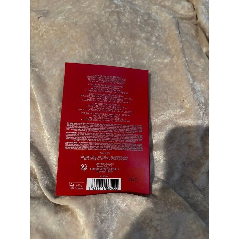 Christian Louboution foundation sampler - Picture 3 of 3